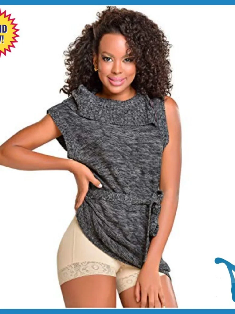 Butt Lifter Shapewear Shorts Medium Slim Fit Nylon Powernet Control Panties